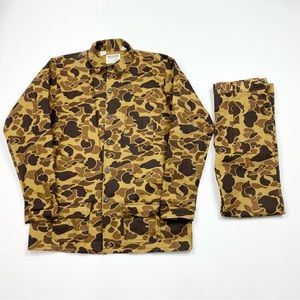 Boy’s/Kid’s VTG 90’s Rattlers Brand 2 Piece Camo Jacket & Pants Set Size XL 16